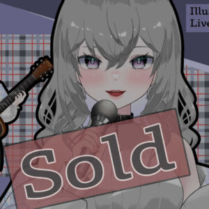 【1点限定】ギター・マイク-銀髪歌姫【One-Only】Guiter/Mic-Silver hair Singer