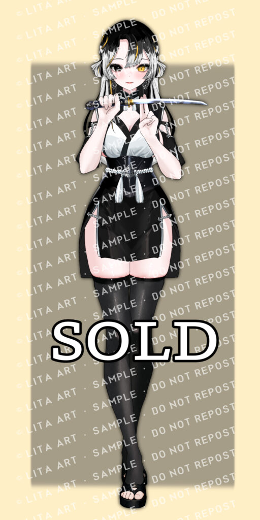 【Sold】和風×刀 【One-Only】Japanese-KatanaGirl