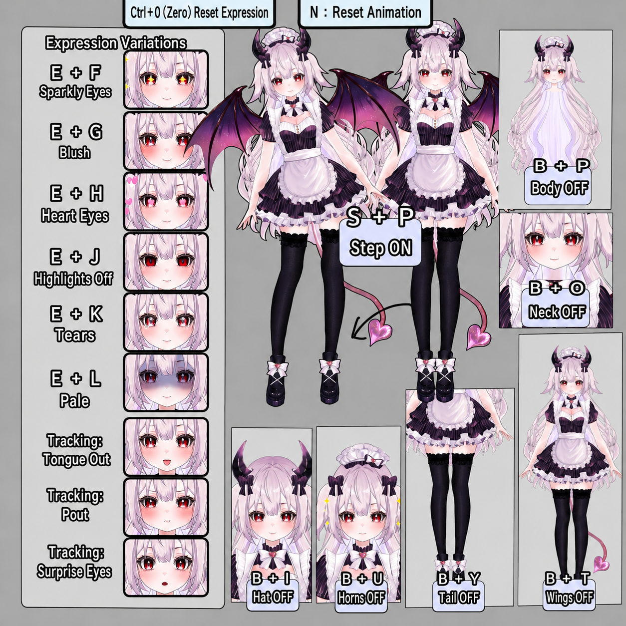 【限定モデル】小悪魔パティシエ 限定Live2Dモデル / Little Devil Patissier VTuber Model - 画像 (4)